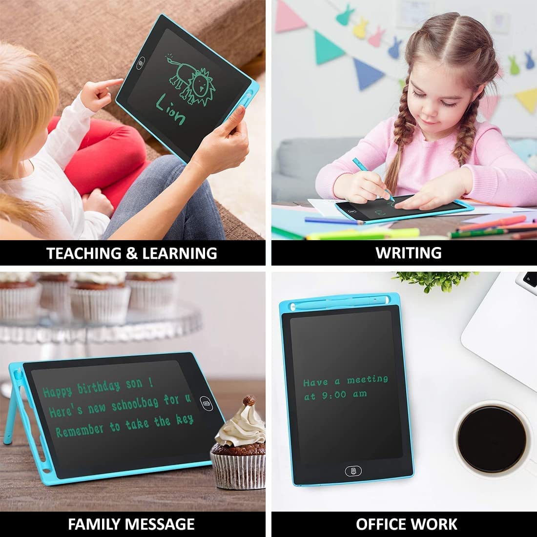 8.5 inch Writing Pad LCD Tablet For Kids single color LCD