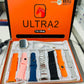 Ultra 2 Smart Watch Big 2.01 Infinite Display 7 in 1 Strap Set with Wireless Charging